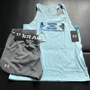 NWT Under Armour Athletic Set Girls Youth Size XL